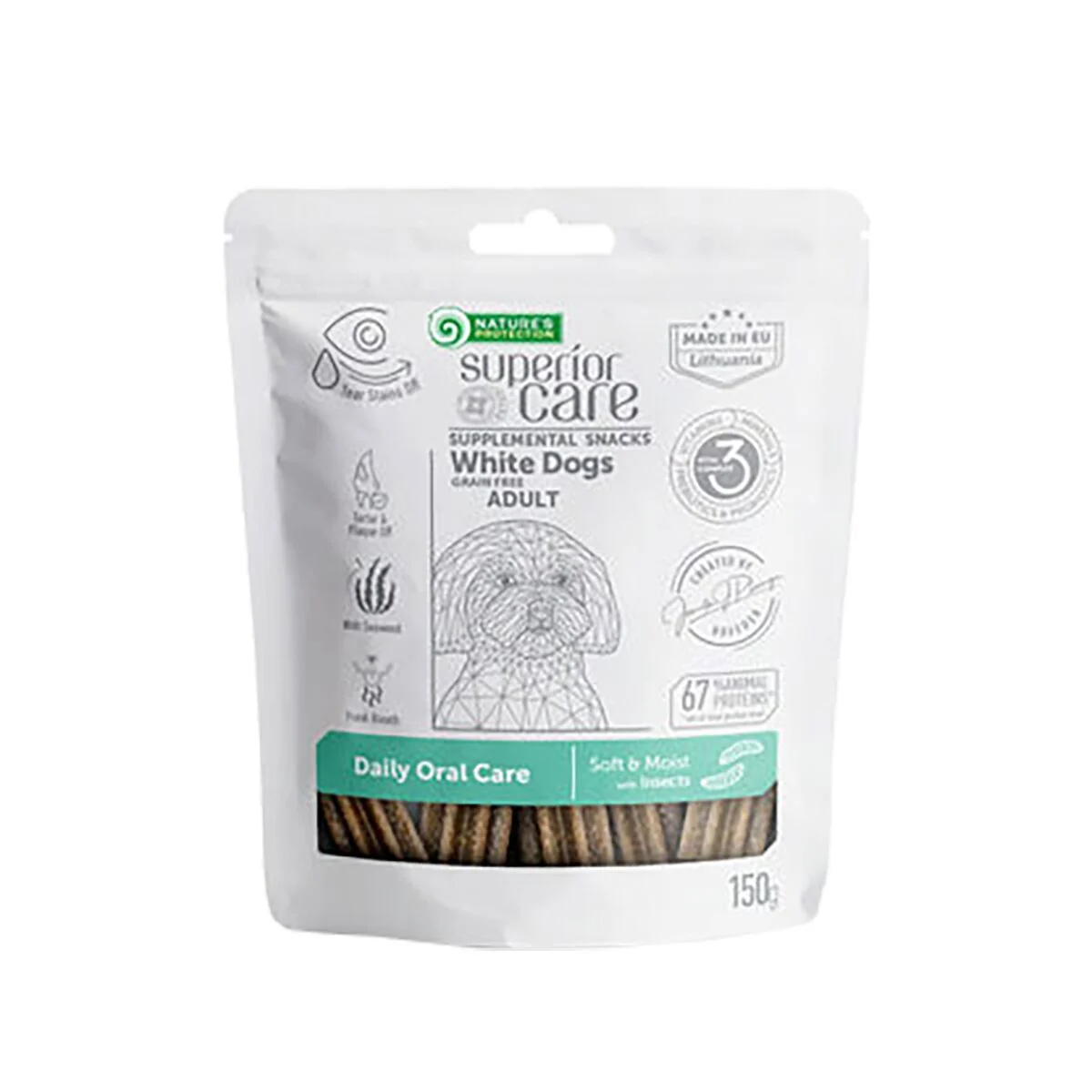 Nature’s Protection Superior Care White Oral care koiranherkku 150 g