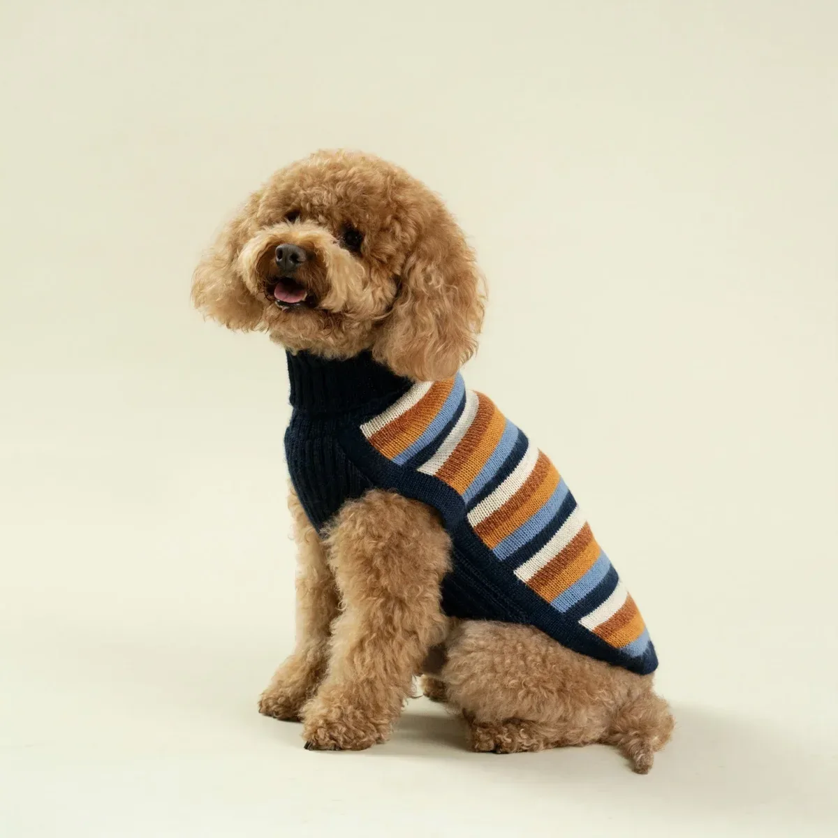 Navy Stripes alpakkaneule