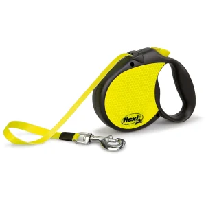 Neon Reflect Tape Flexi-talutin Keltainen L 5m
