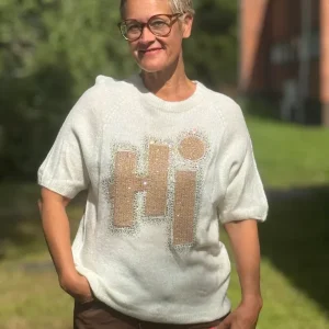 Neule Seidi Valkoinen