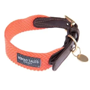 Nomad Tales Bloom -kaulapanta, coral XS-koko: kaulanympärys 30 - 36 cm, L 25 mm