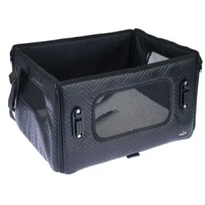 Nomad Tales -turvaistuin koirille, eebenpuu P 47,5 x L 38 x K 27,5 cm