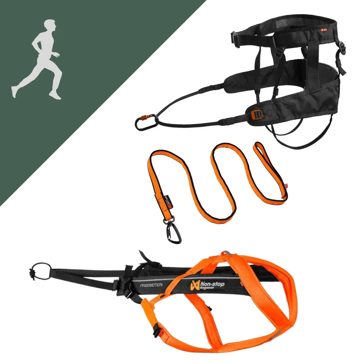 Non-stop dogwear 5.0 Canicross Set