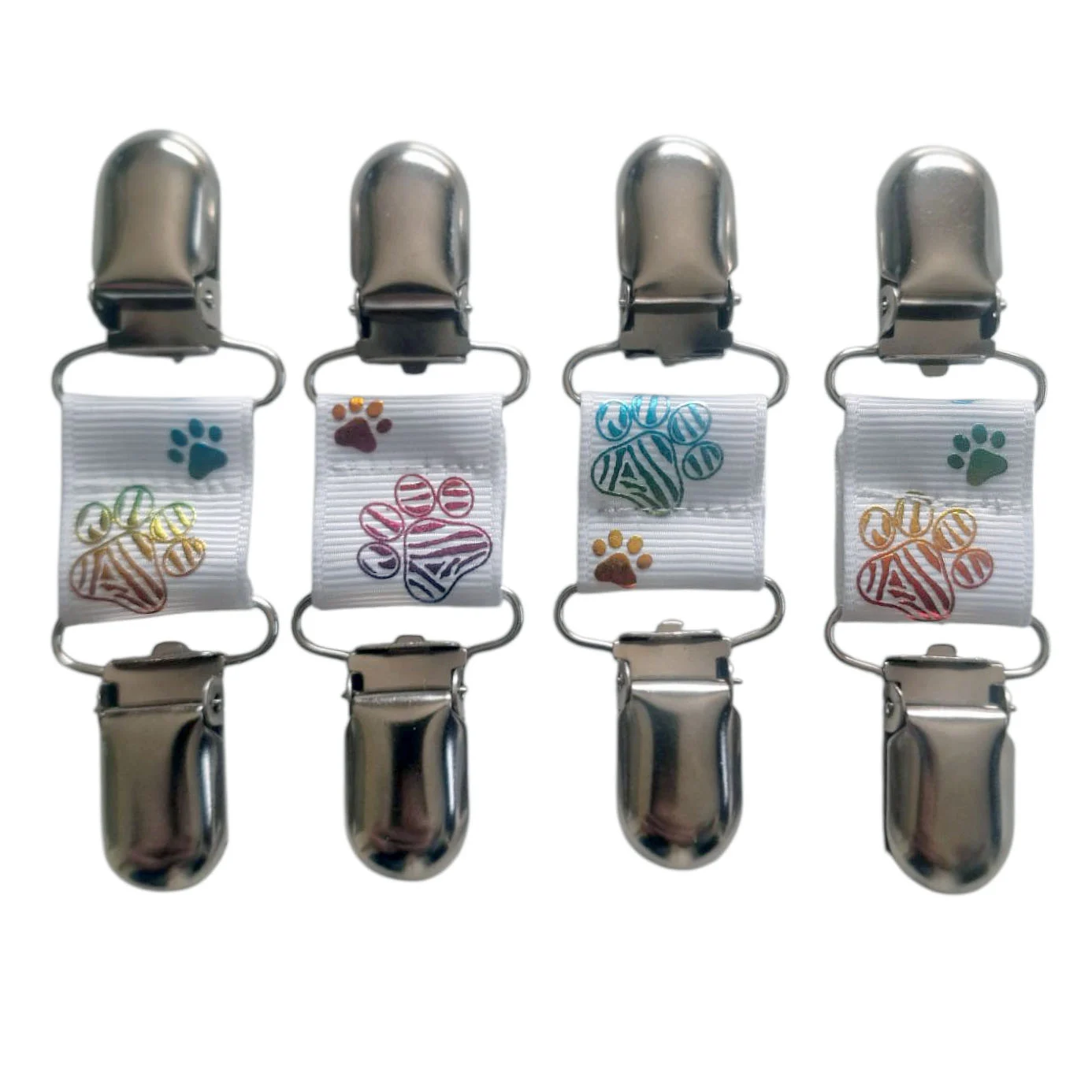 Numerolapun pidike hologrammi tassut, valkoinen