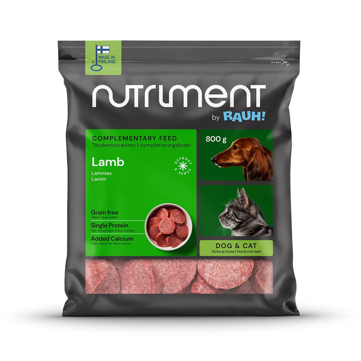 Nutriment by RAUH! Lammasmedaljonki 800 g