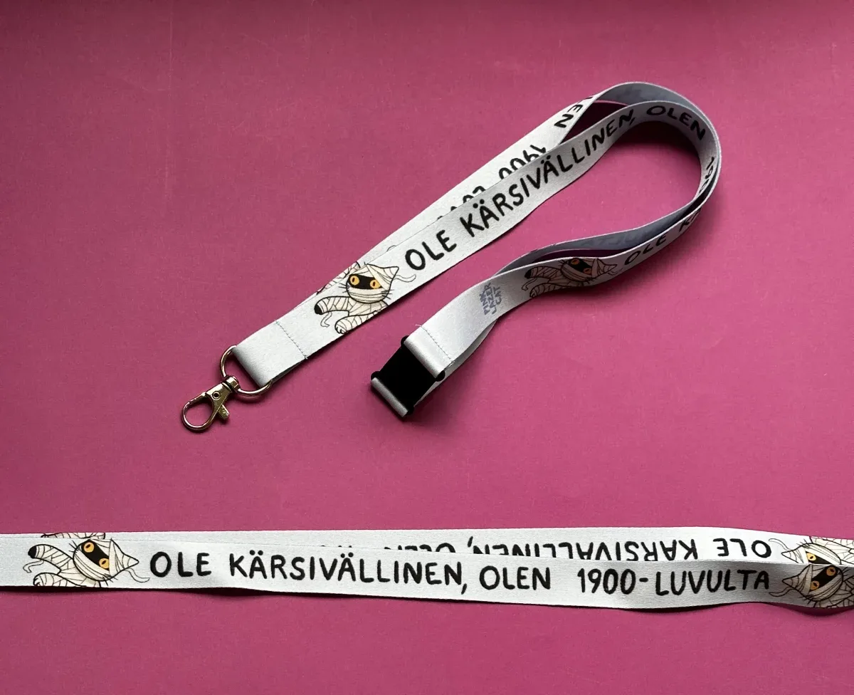 Ole kärsivällinen, olen 1900-luvulta – Avainnauha