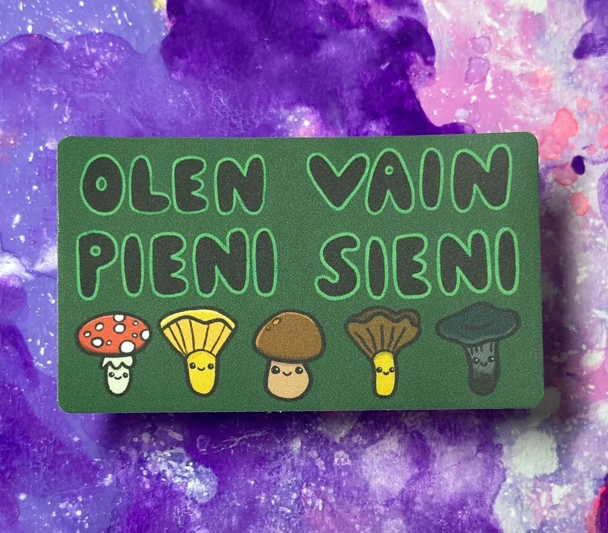 Olen vain pieni sieni – Säänkestävä tarra