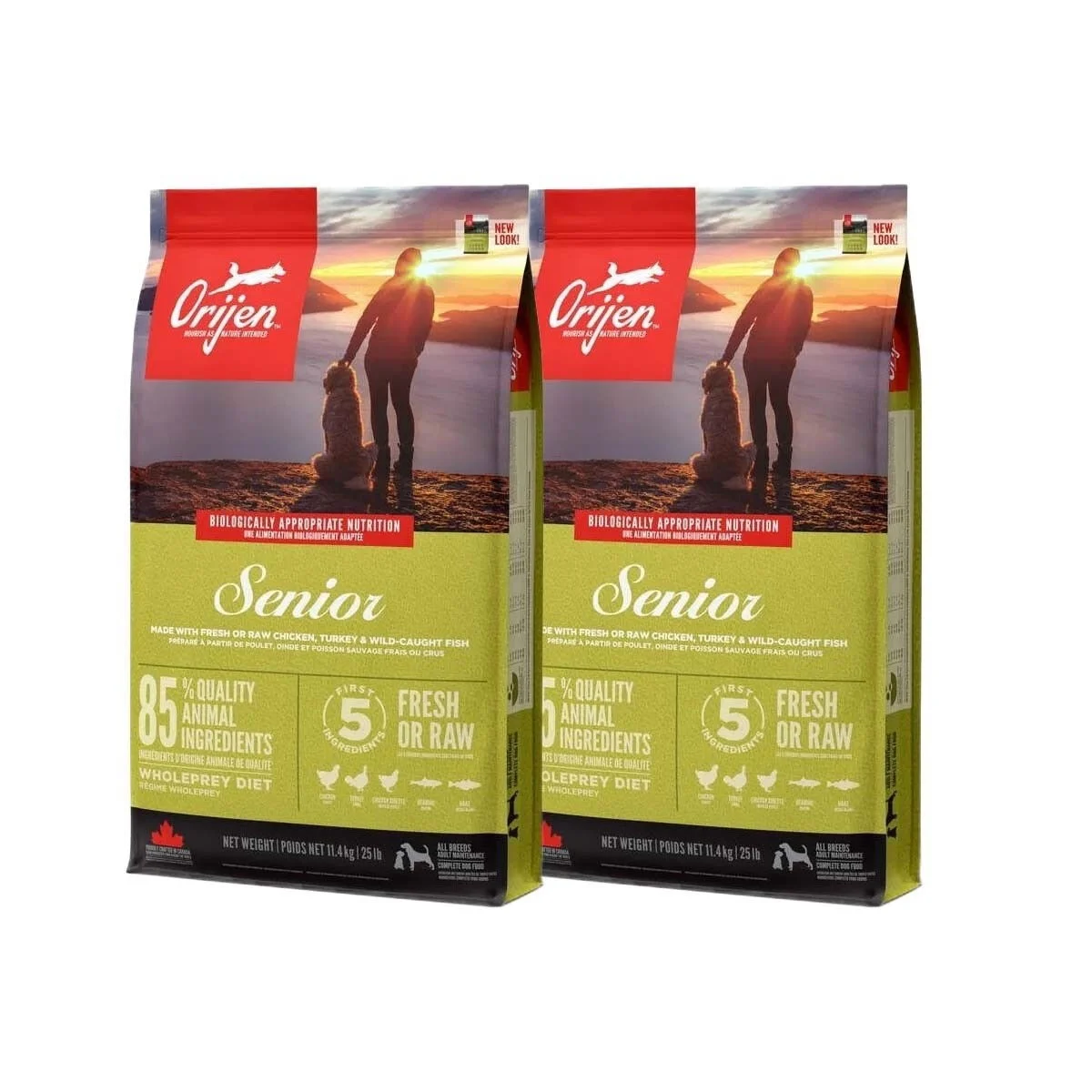 Orijen Dog Senior 2×11,4 kg