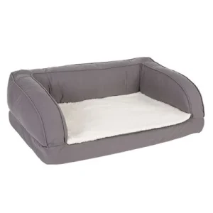 Ortopedinen koiransohva, harmaa P 90 x L 60 x K 30 cm