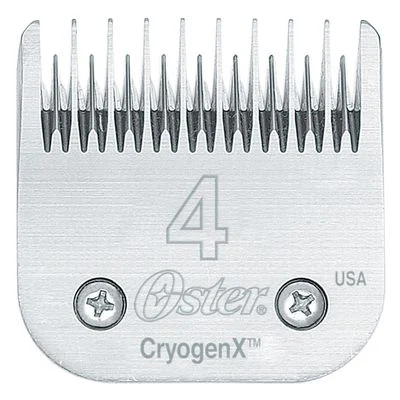 Oster-trimmauskoneen vaihtoterät Nr. 4 (pituus 9,5 mm, Skip Tooth)