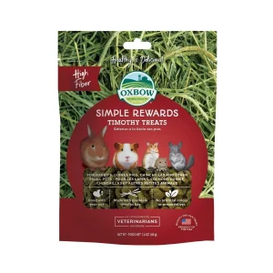 Oxbow Simple Rewards timothy treats 40g