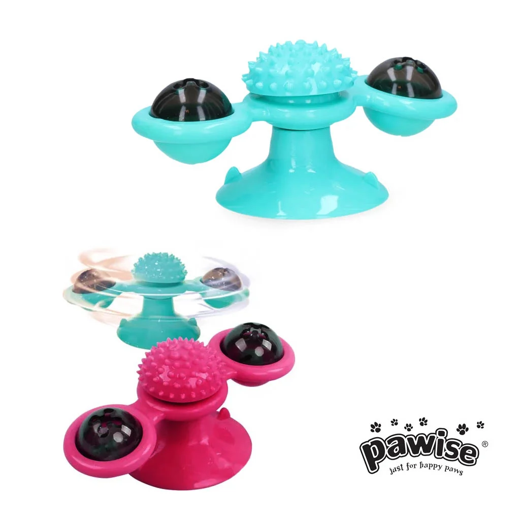Pawise Whirly Fun vilkkuva ja pyörivä lelu, 7 cm