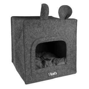 Pet Cave Chunk, pesämäinen peti tummanharmaa