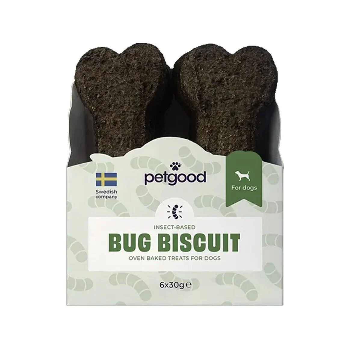 Petgood hyönteispohjaiset koirankeksit 6 kpl