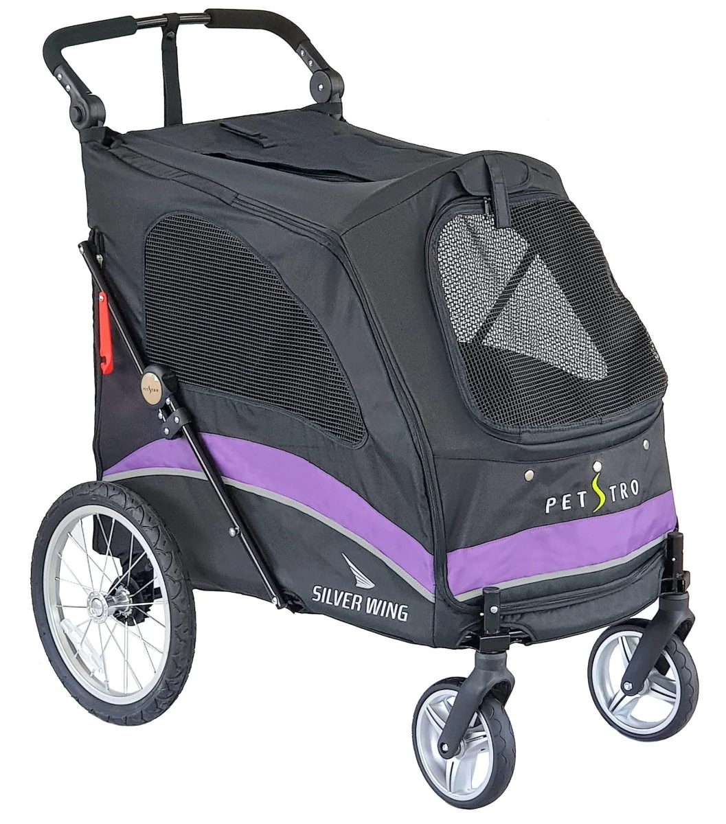 Petstro-lemmikkirattaat, 705GT, Musta-Lila (ei pöytää) - Image 2