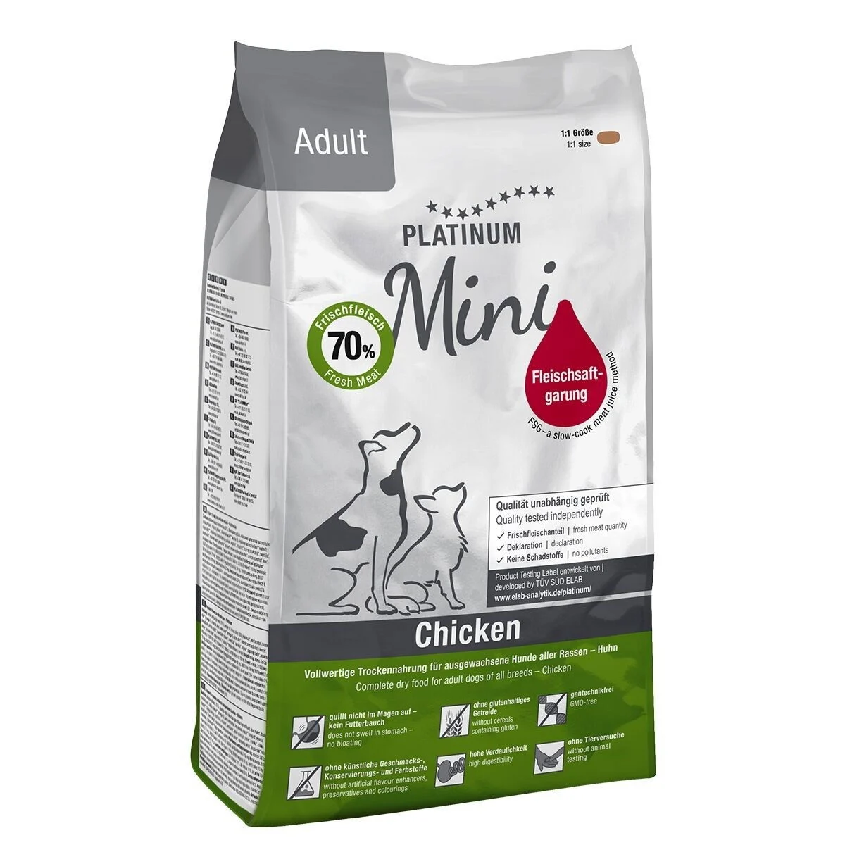 Platinum Mini Adult Chicken 900 g