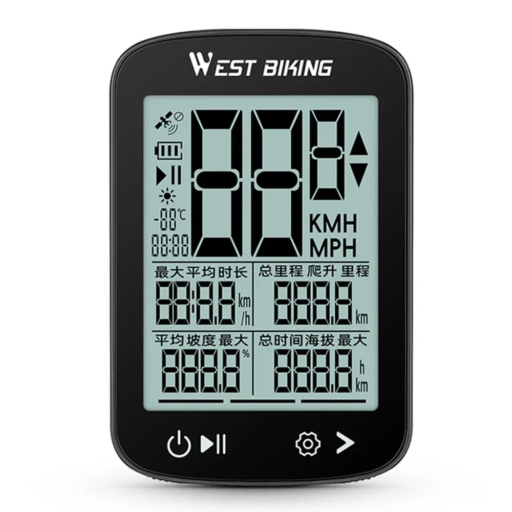 Polkupyörän mittari GPS