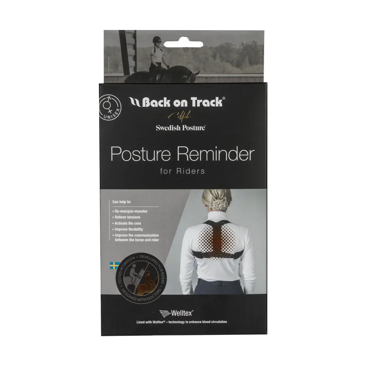 Posture Reminder- ryhtiliivi ratsastajalle