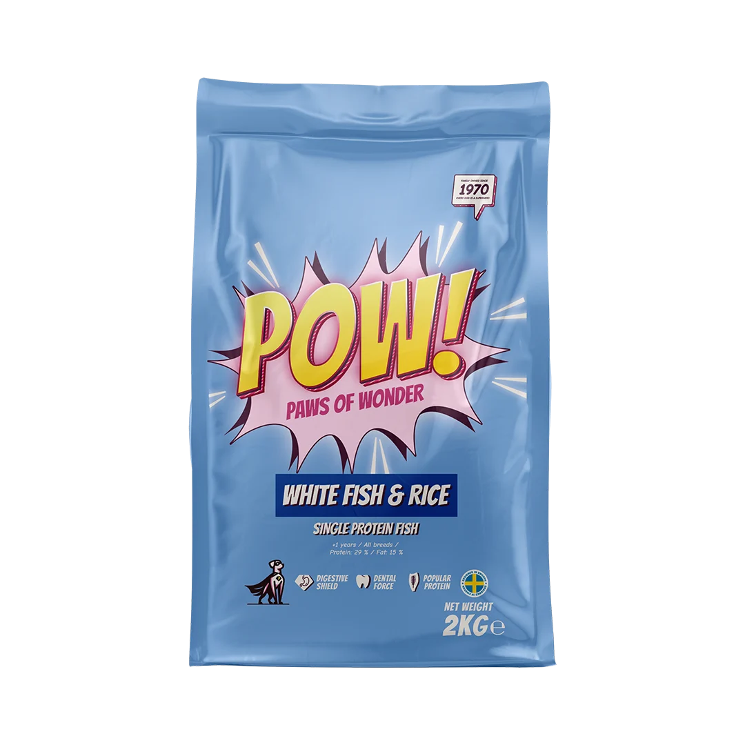 POW! Dog Adult All breed White fish & rice