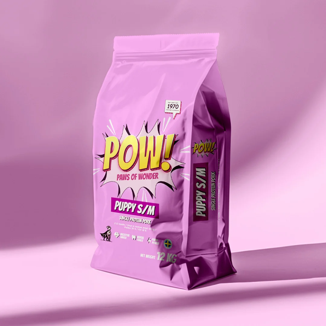 POW! Dog Puppy Small/Medium Puppy Pork