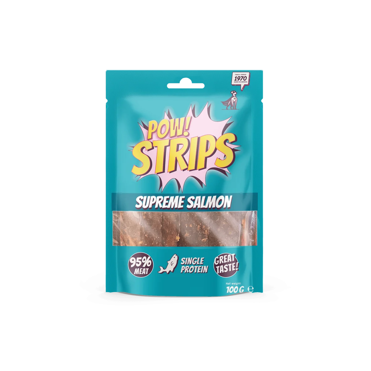 POW Strips Supreme Salmon 100 g (lohi)