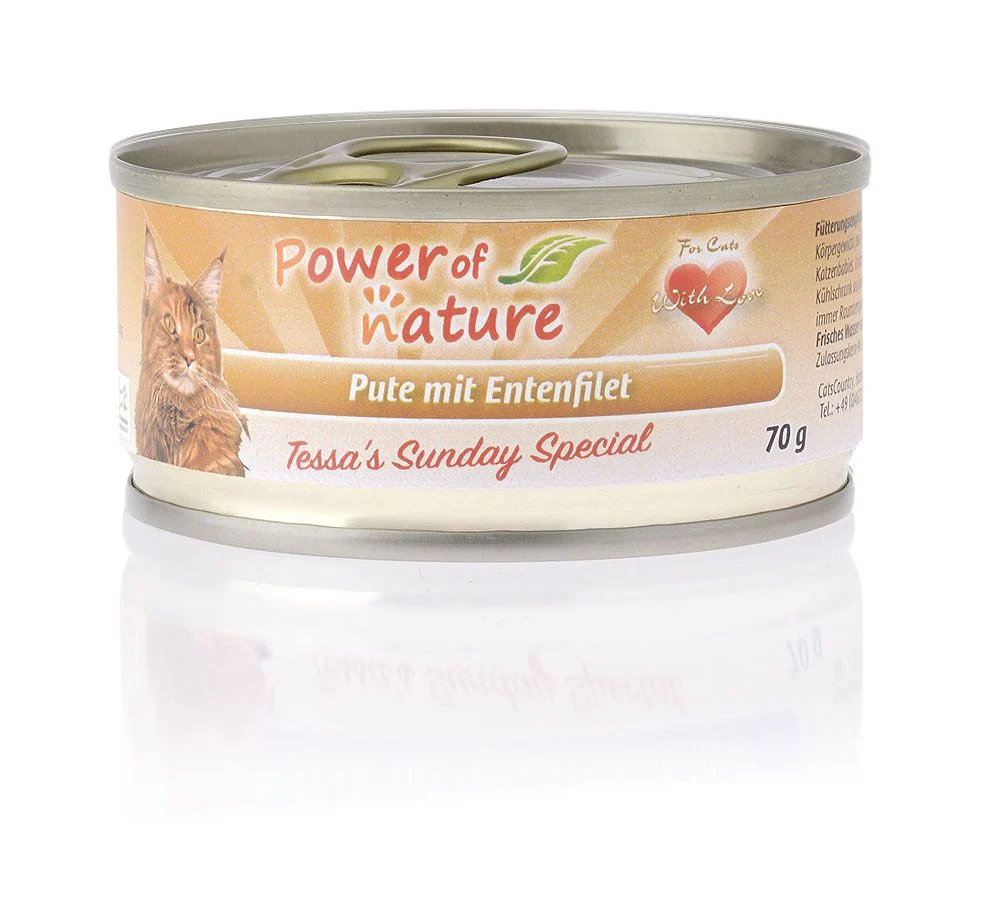 Power of nature Kalkkunaa ja ankanfilettä 70g
