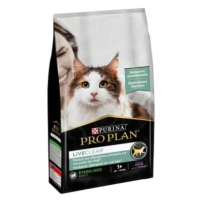 Pro Plan LiveClear Sterilised Adult Turkey 1,4 kg