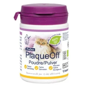 ProDen PlaqueOff Luomu -hammashoito kissoille PlaqueOff -luomujauhe 40 g