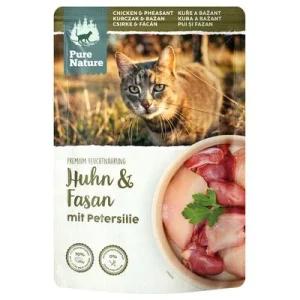 Pure Nature Feline -säästöpakkaus 24 x 85 g kana & fasaani