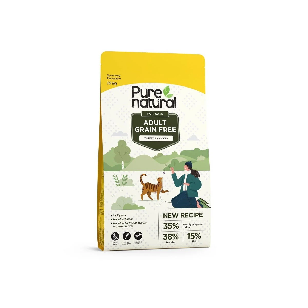 Purenatural Cat Adult Grain Free Turkey & Chicken