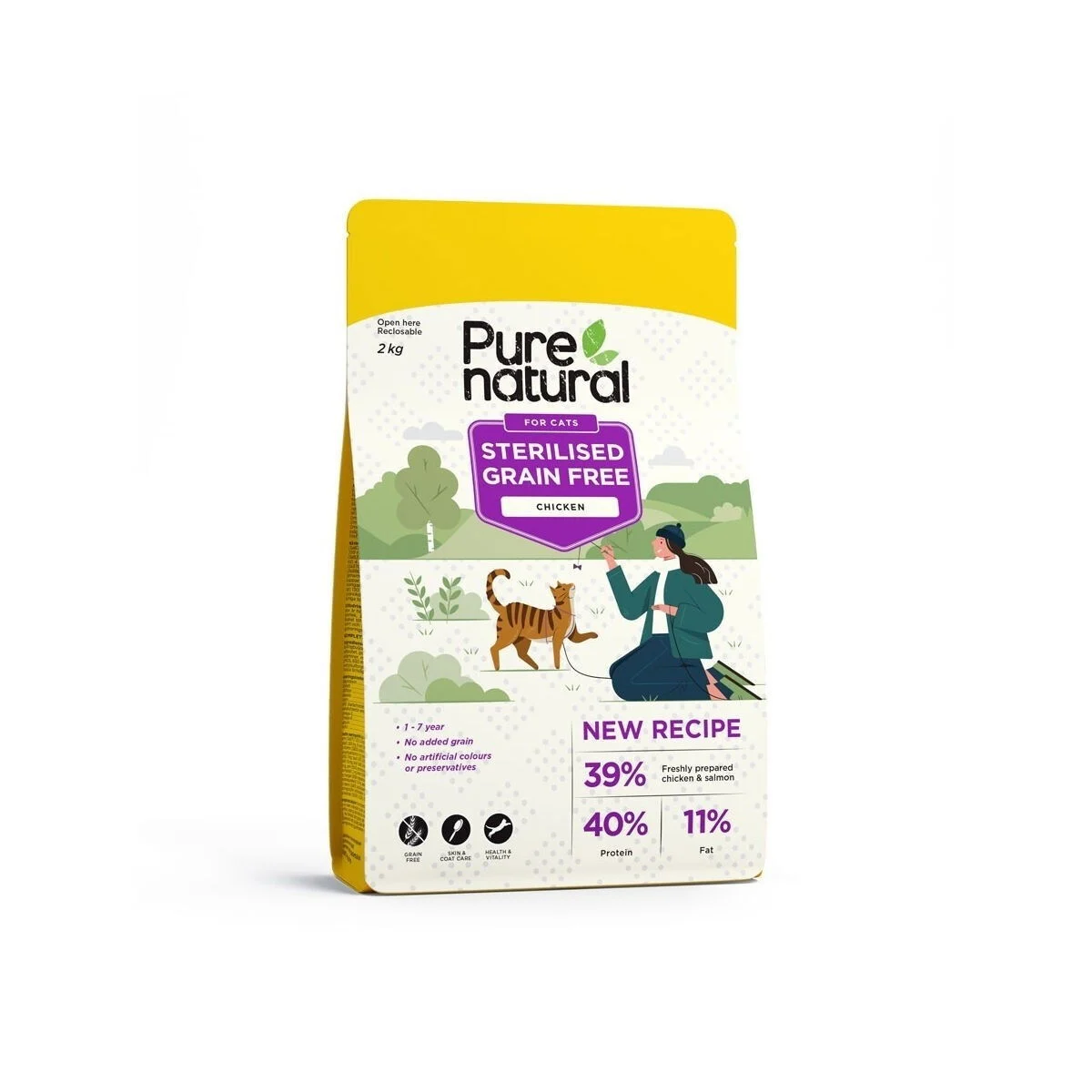 Purenatural Cat Grain Free Sterilised Chicken
