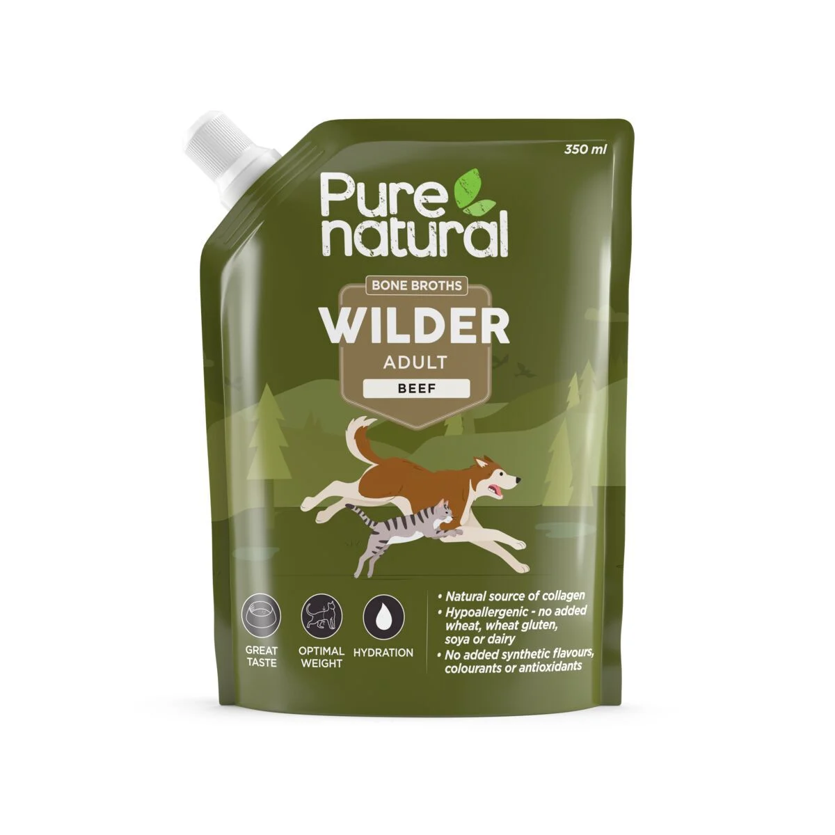 Purenatural Wilder -luuliemi, nauta 350 ml