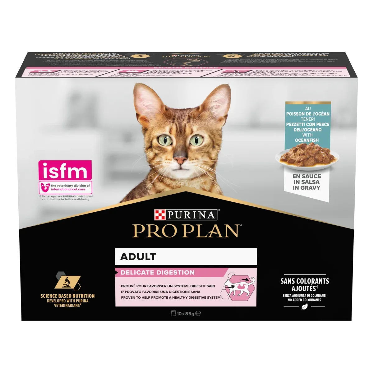 PURINA® PRO PLAN Adult Delicate Digestion Ocean Fish 10×85 g