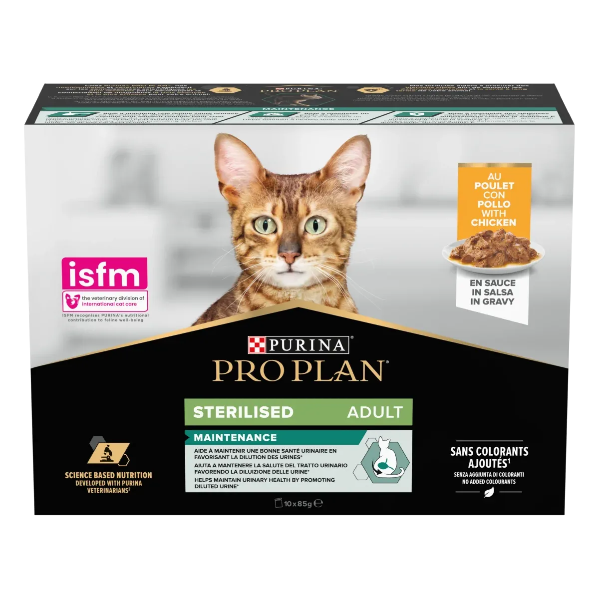 PURINA® PRO PLAN® Sterilised Maintenance Adult 10×85 g