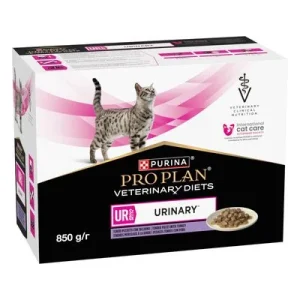 PURINA PRO PLAN Veterinary Diets Feline UR ST/OX - Urinary kalkkuna 10 x 85 g