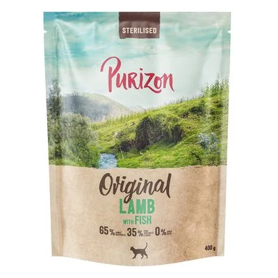 Purizon Cat Adult Sterilized lammas ja kala - Original Daily 65% 400 g