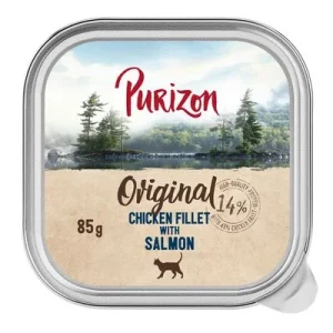 Purizon Original 6 x 85 g kanafileetä ja lohta