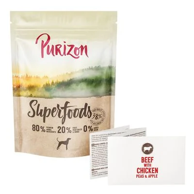 Purizon Superfoods nauta, kana, herneet & omena 1 kg