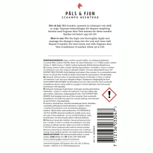 P盲ls & Fjun koirashampoo neem-枚ljy 250ml