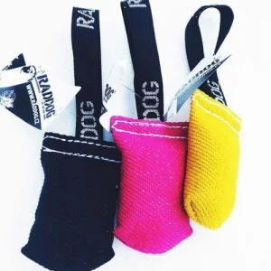 Raddog Minipatukka 10cm x 6cm nylcot 1-kahva keltainen P00515