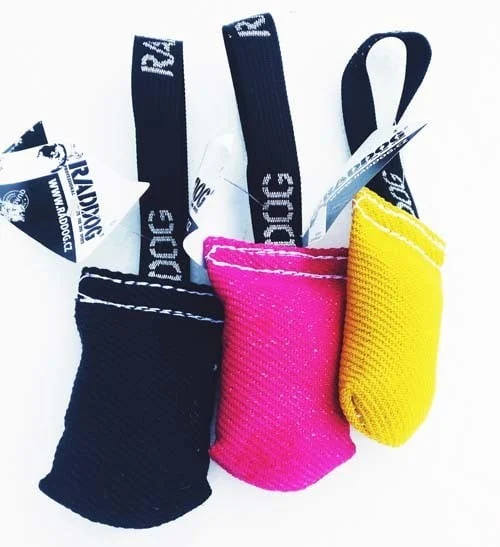 Raddog Minipatukka 10cm x 6cm nylcot 1-kahva keltainen P00515