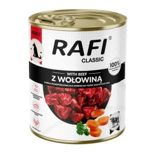 Rafi Dog Classic -säästöpakkaus 24 x 800 g nauta