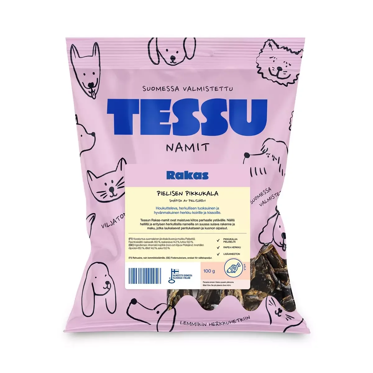 Rakas Pielisen pikkukala 100g