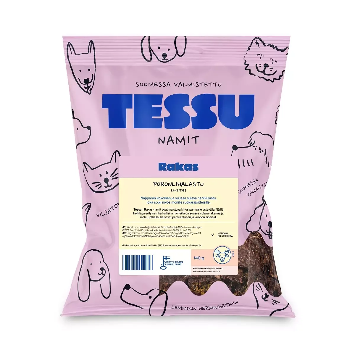 Rakas Poronlihalastu 140g