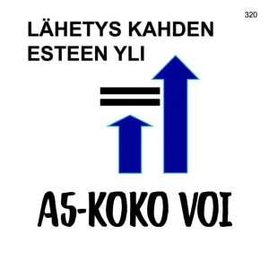 Rally-tokon A5 VOI-tehtäväkyltit