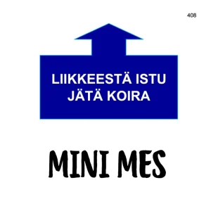 Rally-tokon MINI MES-tehtäväkyltit