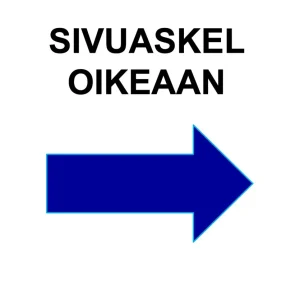 Rally-tokon VOI-tehtäväkyltit