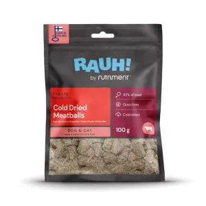 RAUH Cold-dried Meatballs – Kylmäkuivatut lihapullat, 100g