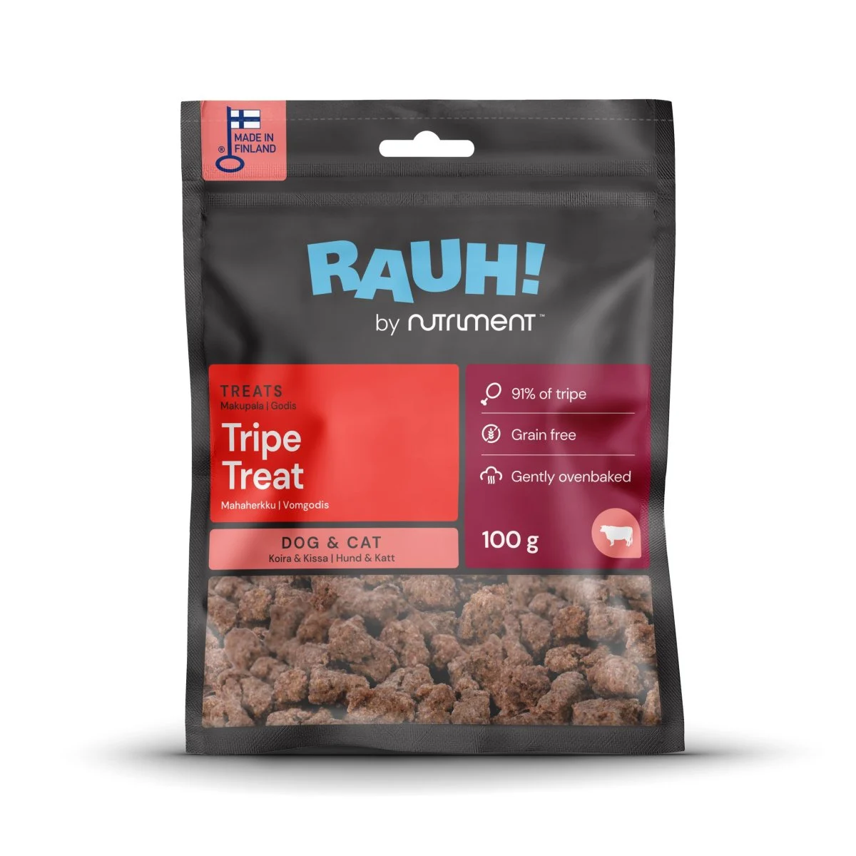 RAUH! Tripe treat 100 g (naudan maha) - Image 2