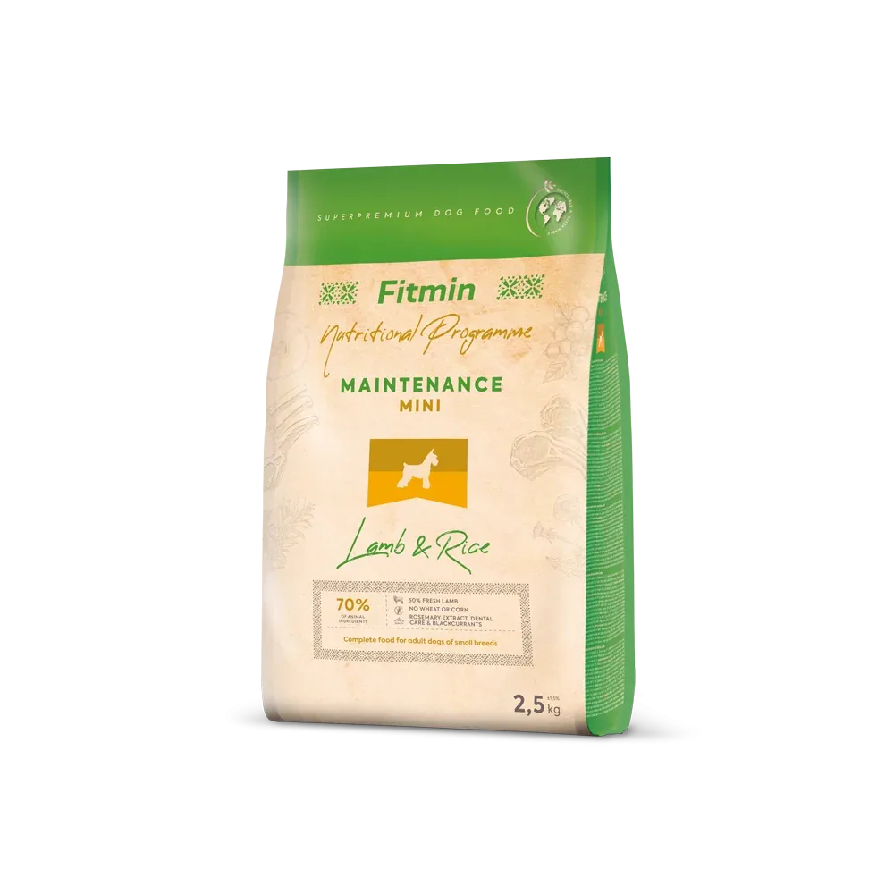 Ravinto-ohjelma Mini Lamb & Rice